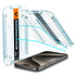 מגן מסך Spigen לאייפון 15 מסדרה GLAS.TR EZ Fit | מוגן חיישן
